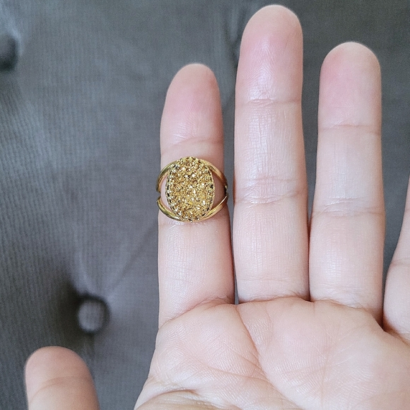Yellow/Light Orange🍊 Druzy Ring💍 - Used - Picture 3 of 16